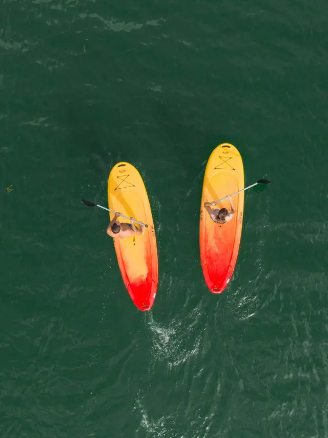 Ile Chambod paddle en couple