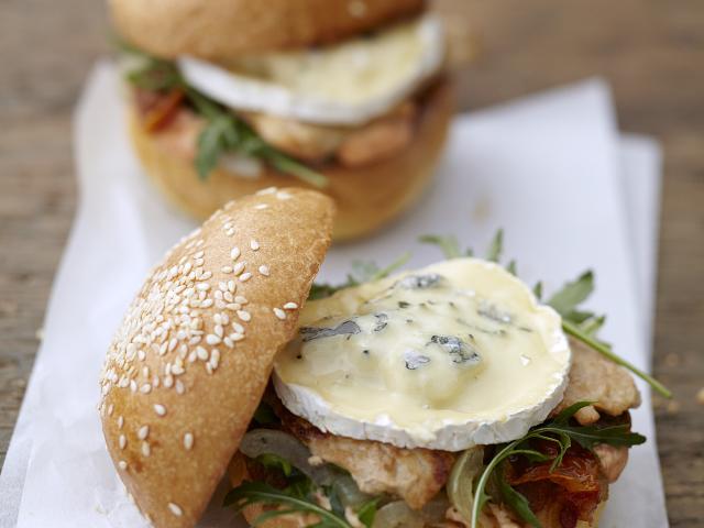 Burger au Bresse Bleu