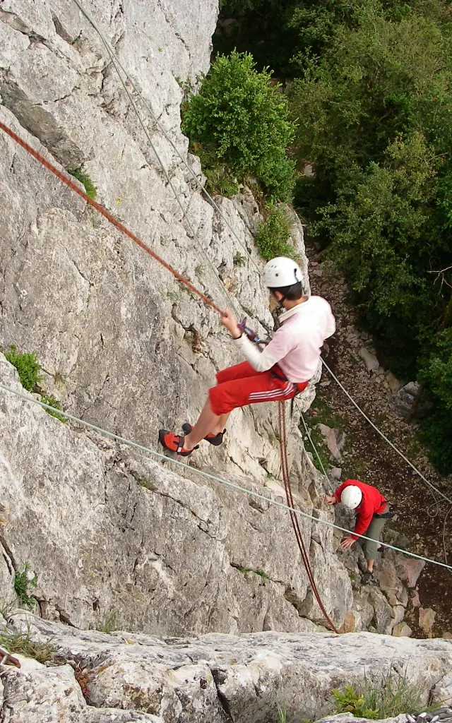 Escalade - Descente en rappel