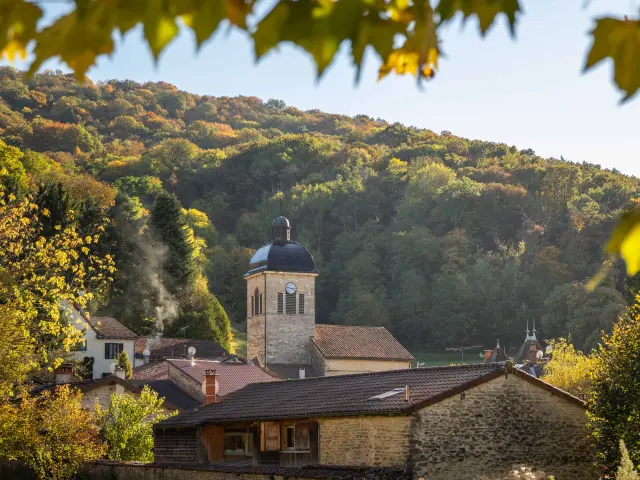 Vue générale du Village de Journans - Departement de l'Ain - Office de tourisme de Bourg en Bresse